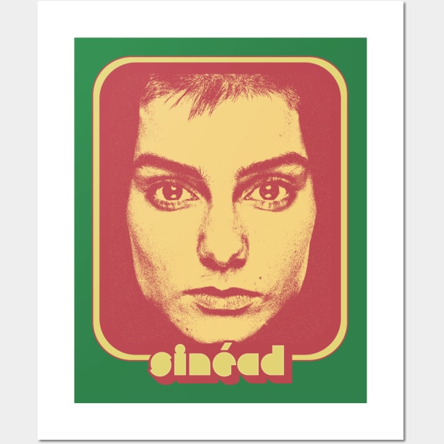 Sinéad O'Connor /// Retro Styled Aesthetic Design Wall Art by DankFutura